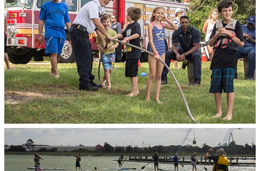 ORLANDO WATERSPORTS COMPLEX HOSTS  “SUP WITH A COP DAY”