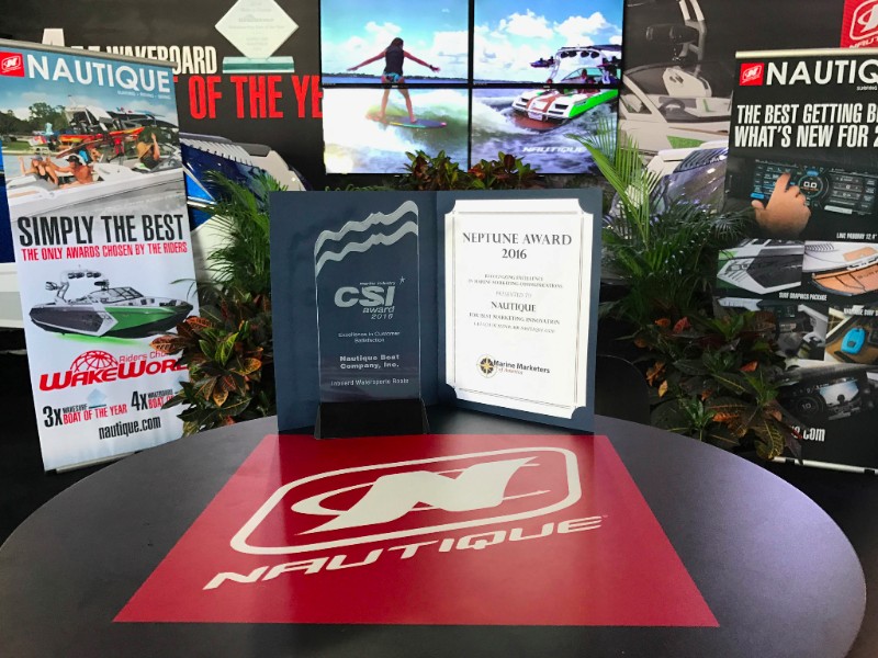 NAUTIQUE TAKES TOP HONORS DURING AWARD CEREMONY AT MIAMI BOAT SHOW