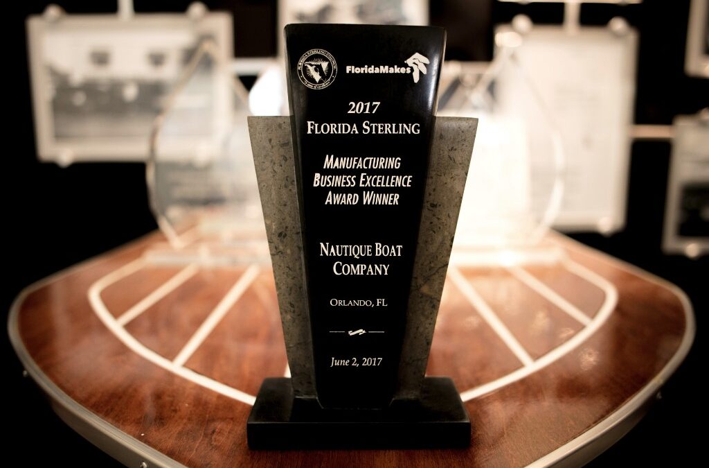 NAUTIQUE HONORED WITH FLORIDA STERLING MANUFACTURING BUSINESS EXCELLENCE AWARD!