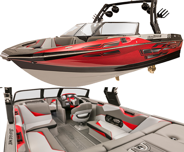 ENJOY YOUR RIDE IN THE ONLY AFFORDABLE PREMIUM TOWBOAT: 2018 SUPREME BOATS S238