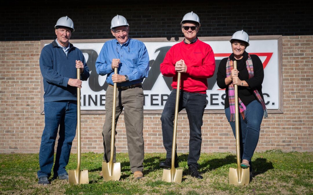 PARKER BOATS BREAKS GROUND ON NEW, 10,000 SQUARE FOOT BUILDING