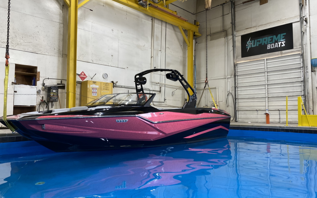 SUPREME BOATS BUILDS FIRST BOAT IN NEW FACILITY