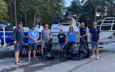 PLEASURECRAFT UTILIZES LAKE CLEANUP BOAT TO GIVE BACK TO LAKE MURRAY COMMUNITY