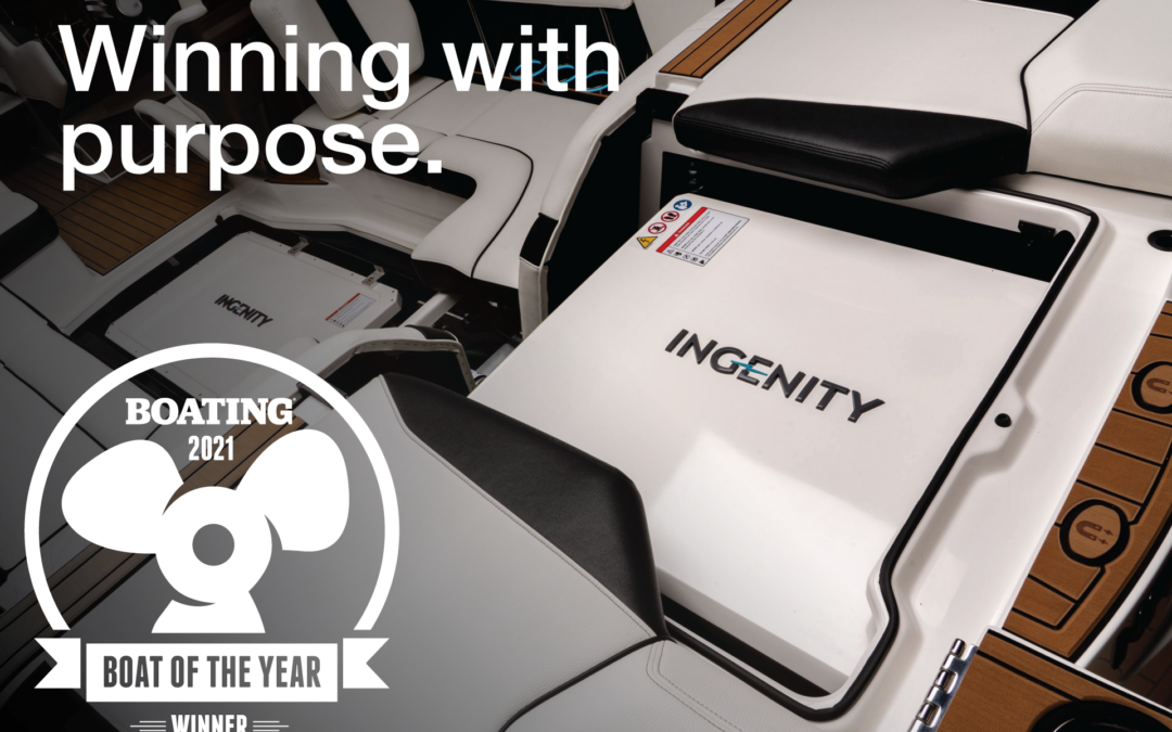 INGENITY GS22E NAMED BOAT OF THE YEAR!
