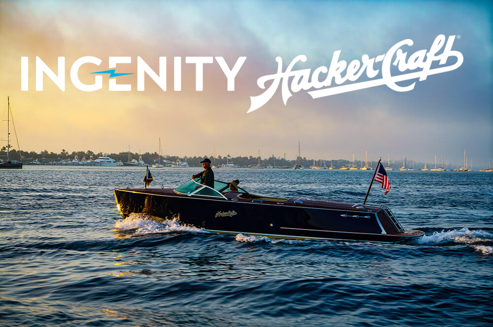 Ingenity Partners With Hacker-Craft to Provide Electric Drive Trains for the Iconic Brand