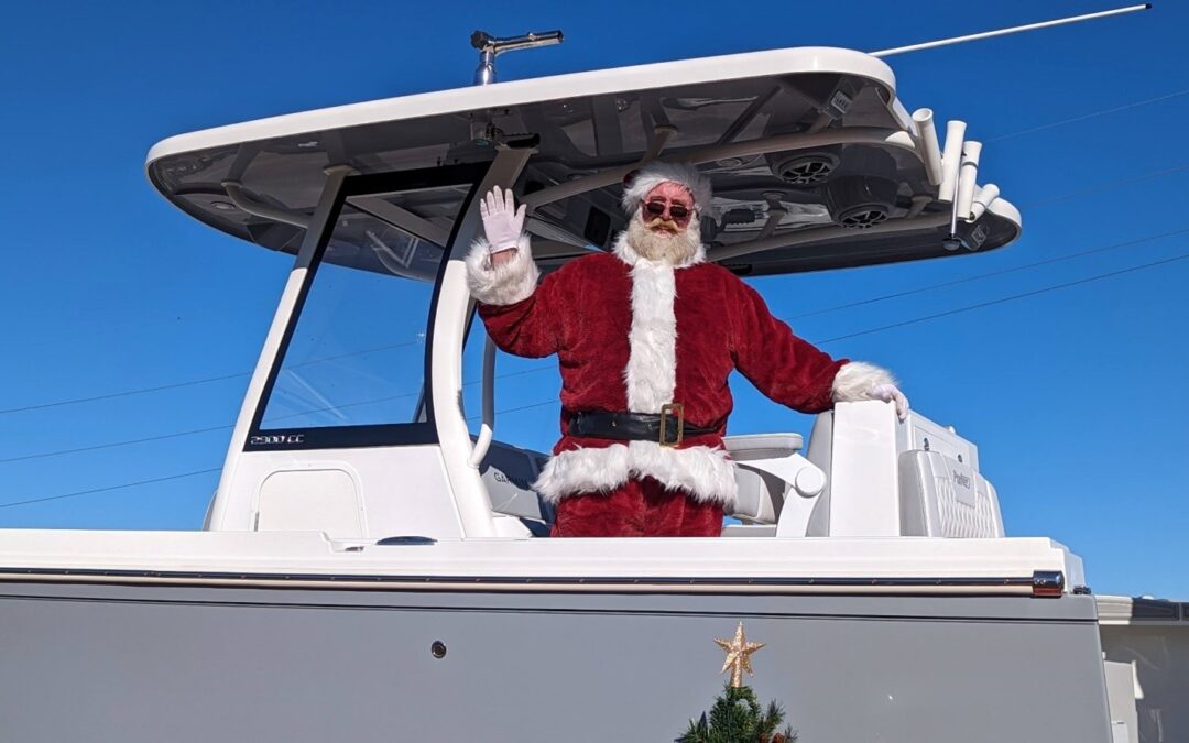 Parker Offshore and Santa Work Together for the Carteret County Humane Society