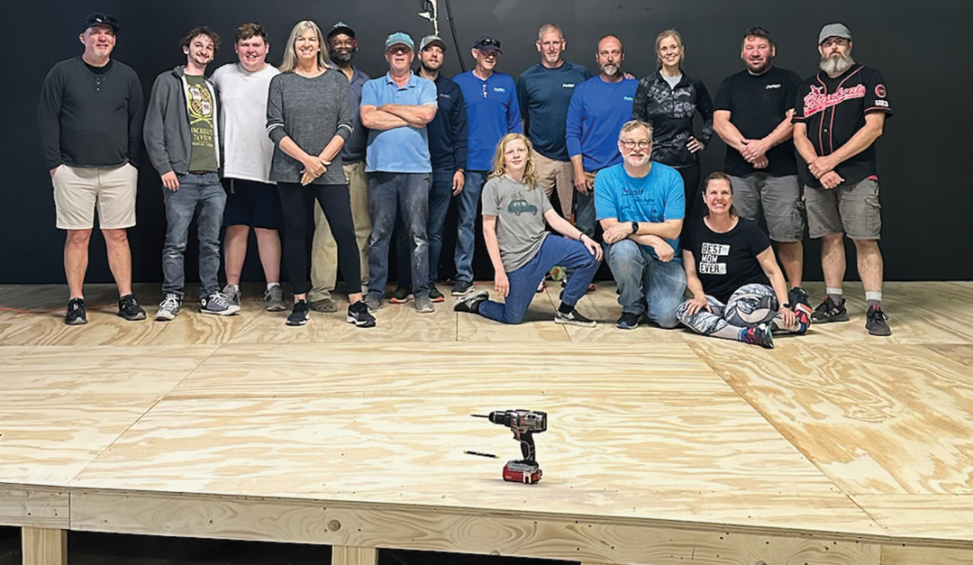 Parker Offshore Embarks on Community Service Endeavor: Constructs Stage for Carteret Community Theatre