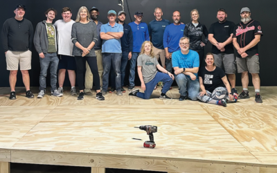 Parker Offshore Embarks on Community Service Endeavor: Constructs Stage for Carteret Community Theatre