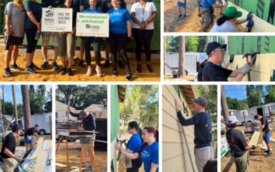 Correct Craft Volunteers in Habitat for Humanity Build Day