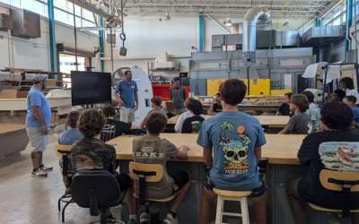 Parker Offshore Partners with Local Schools to Educate and Empower the Next Generation of Boat Builders