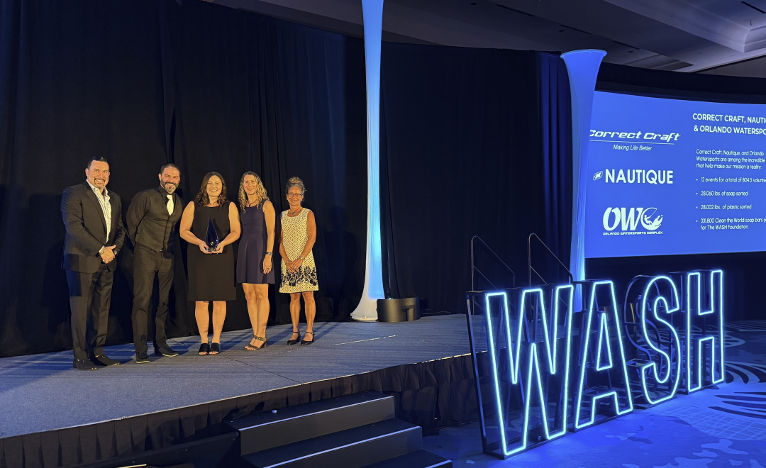 Correct Craft Honored with Prestigious Benefactor Award at The WASH Foundation Impact Gala